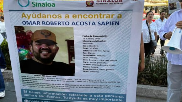 Cada paso de la investigación para localizar a Omar, desaparecido en Mazatlán sus familiares son informados: Vicefiscal