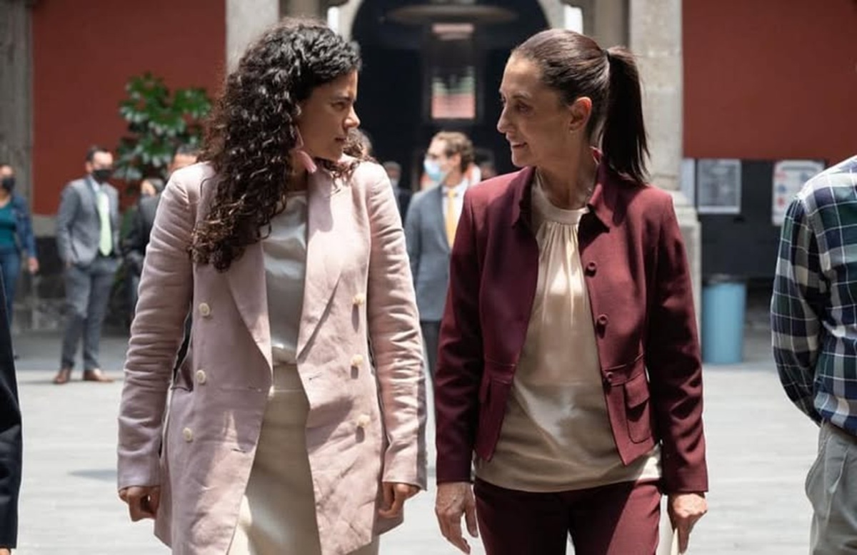 Luisa María Alcalde y Claudia Sheinbaum