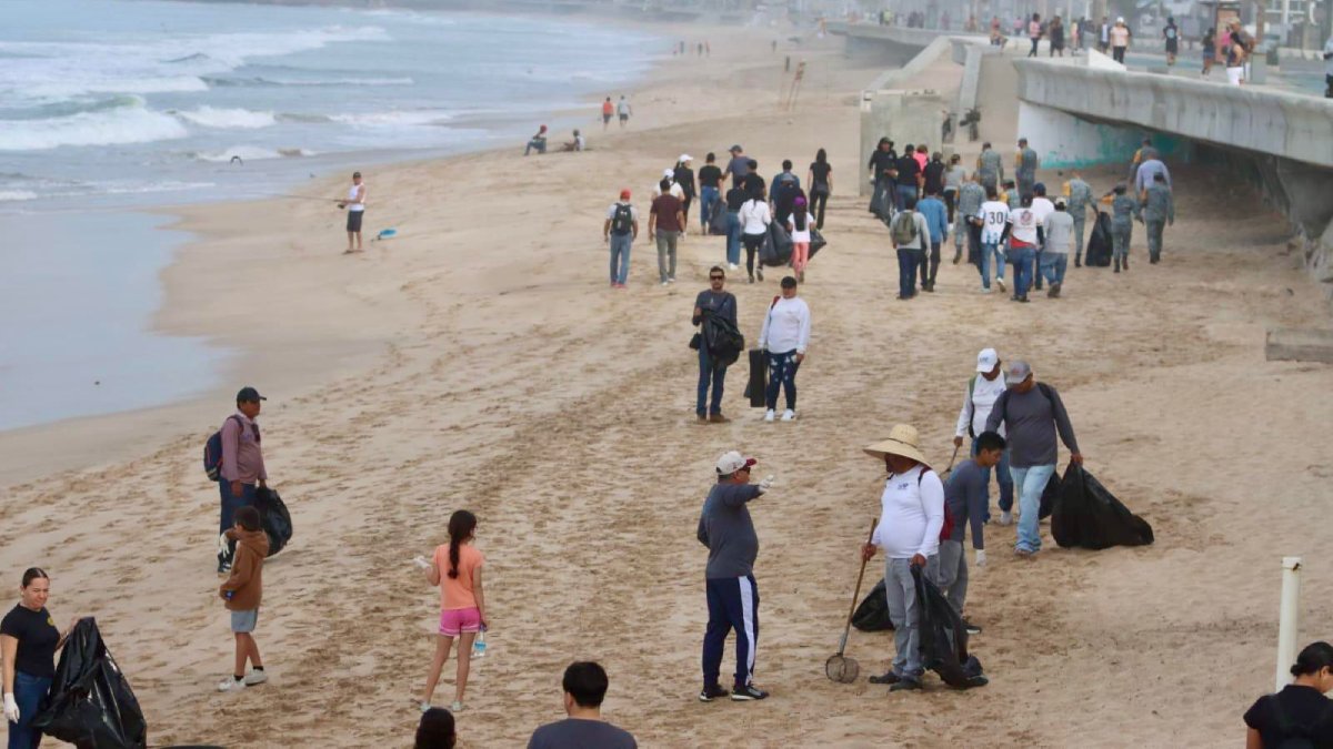mazatlan se pone manos a la obra con la limpieza de playas y el puerto