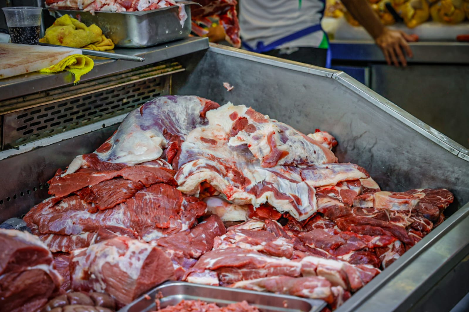 Carnicería en el mercado Garmendia