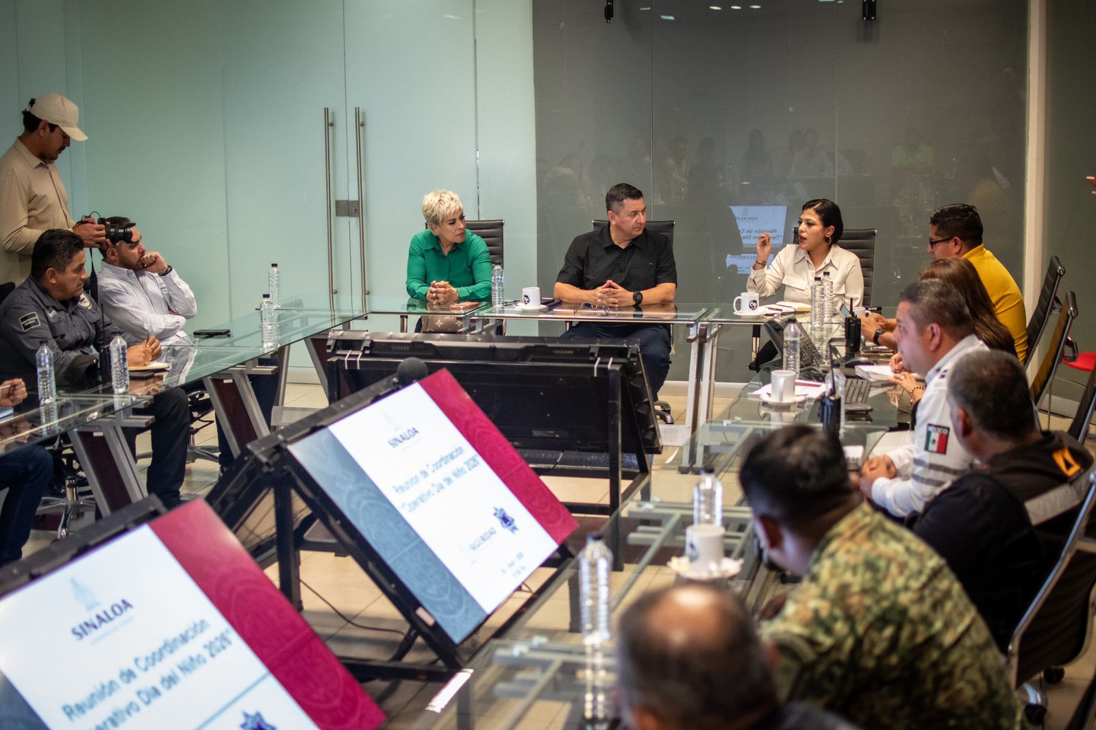 Reunión de seguridad operativo día del niño