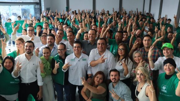 Toman protesta a estructura del PVEM en Culiacán, se comprometen a llevar la Fuerza Verde a cada rincón del municipio