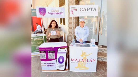 Refuerzan uso de app “Mujer Segura MZT”; habilitan módulo de atención en Mazatlán, Sinaloa