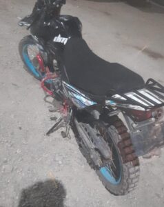 Moto recuperada en Mazatlán