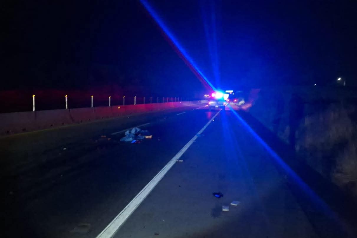 Motociclista fallece tras accidente en el libramiento Mazatlán-Culiacán
