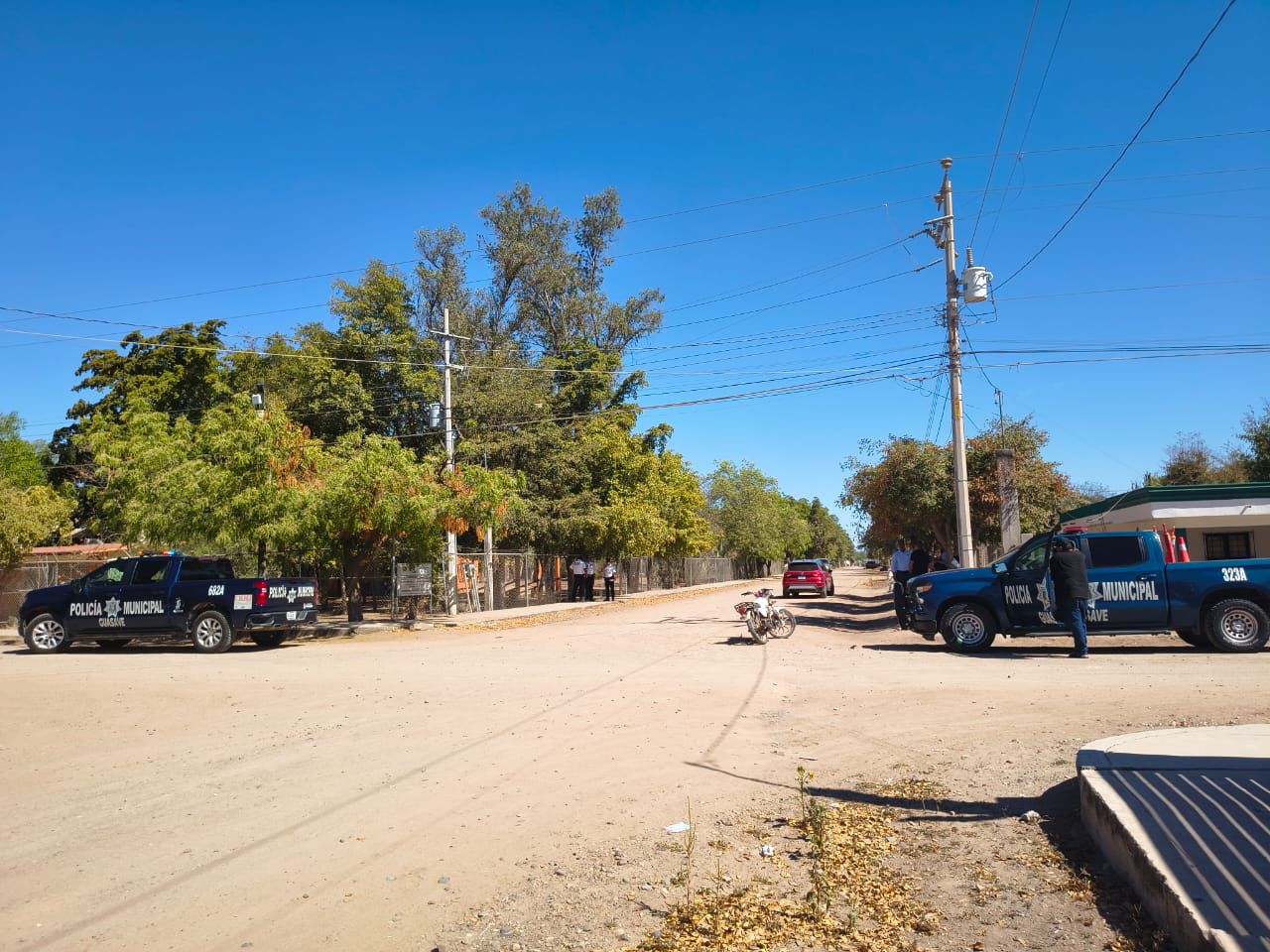 motociclista lesionado en choque en las brisas guasave