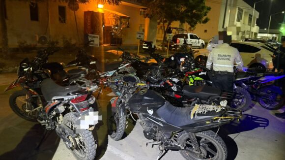 Policía Municipal recupera cuatro motocicletas robadas en operativos de vigilancia en Mazatlán