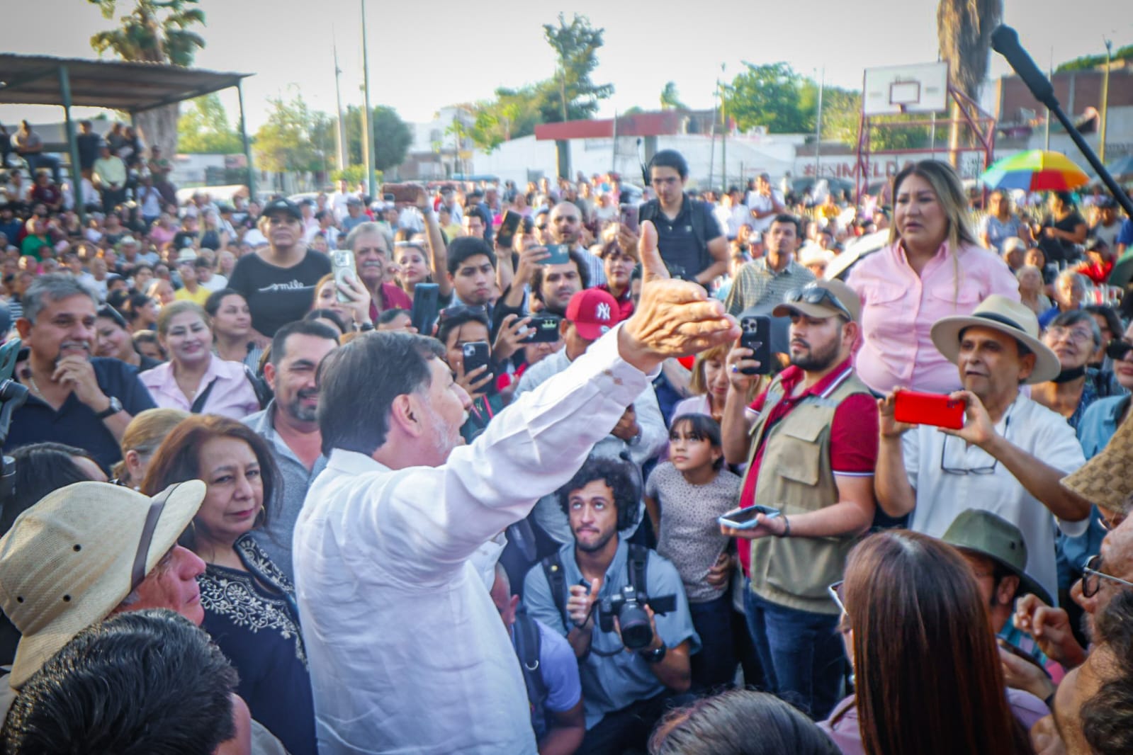 Noroña en Culiacán, Sinaloa