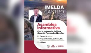 Anuncian visita de Noroña a Culiacán