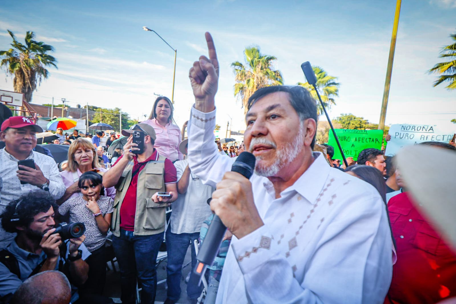Noroña en Culiacán, Sinaloa