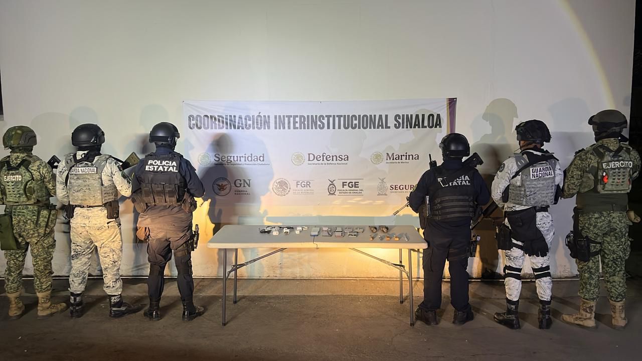 Objetos asegurados en el penal de Aguaruto, Culiacán