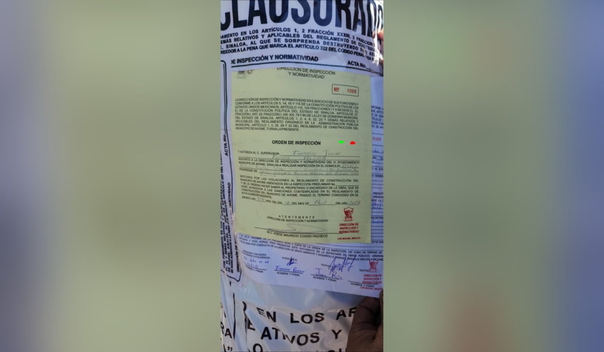 Obra de entubamiento del dren Rosales, en Los Mochis, es clausurada