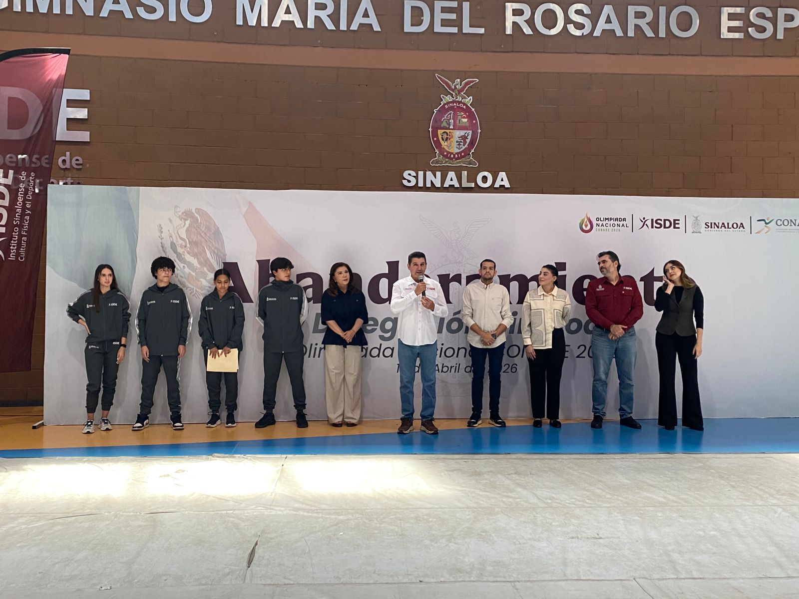 Abanderan a la delegación Sinaloa para la Olimpiada Nacional Conade 2026