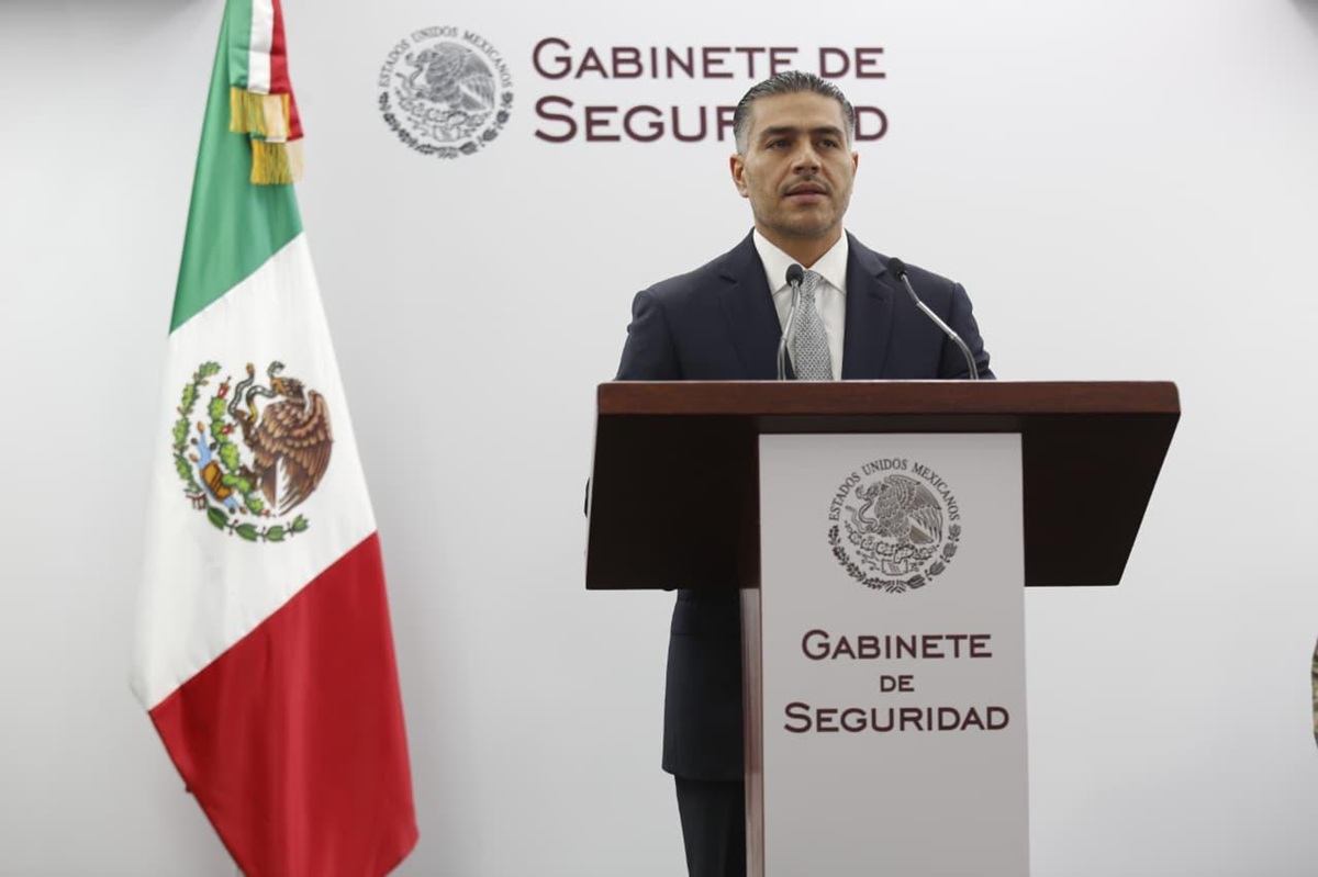 Omar García Harfuch en conferencia de prensa