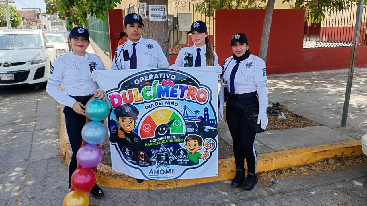 Operativo Dulcímetro en Los Mochis por el Día del Niño