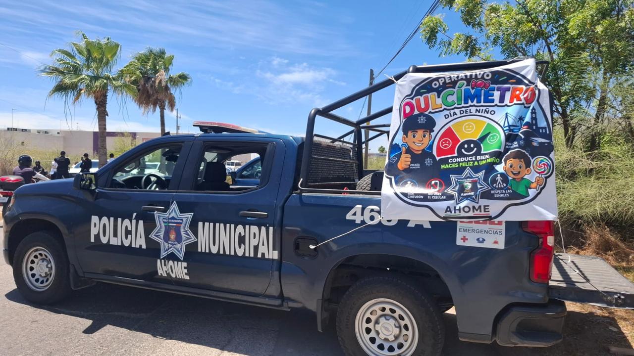 Operativo Dulcímetro en Los Mochis por el Día del Niño