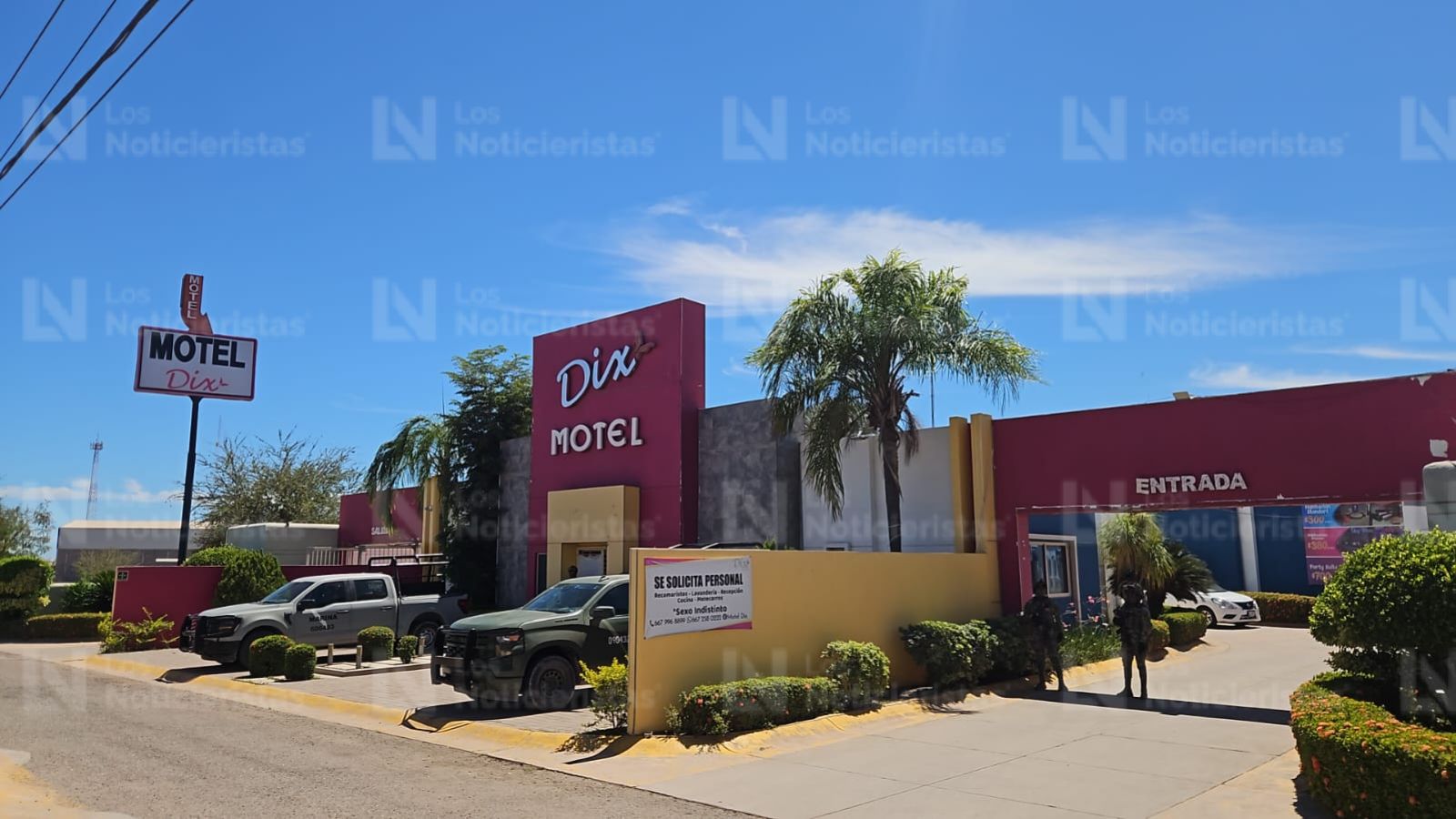 Operativo en motel del Campo El Diez de Culiacán