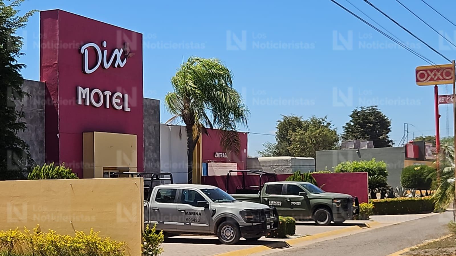 Operativo en motel del Campo El Diez de Culiacán