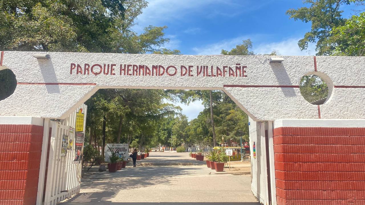 Parque Hernando de Villafañe, en Guasave
