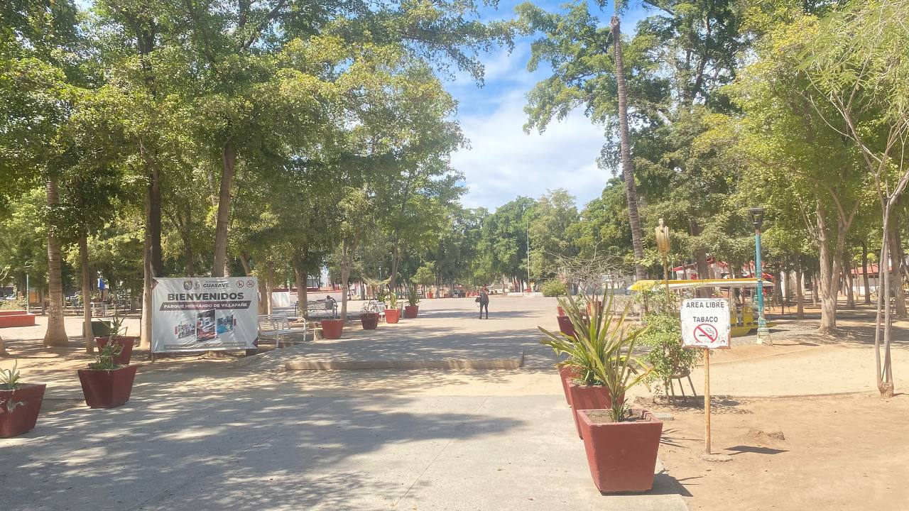 Parque Hernando de Villafañe, en Guasave