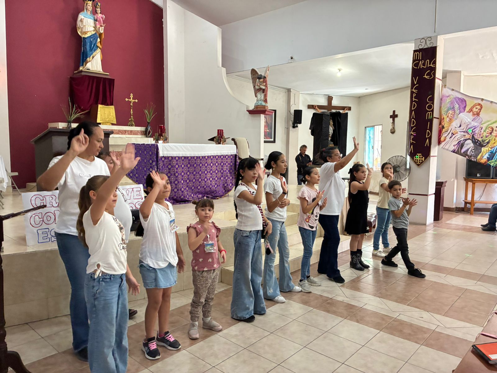 Pascua Infantil en Los Mochis en la parroquia Nuestra Señora del Rosario