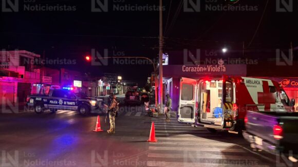 Patrulla militar arrolla a motociclista de 60 años en el primer cuadro de Culiacán, Sinaloa