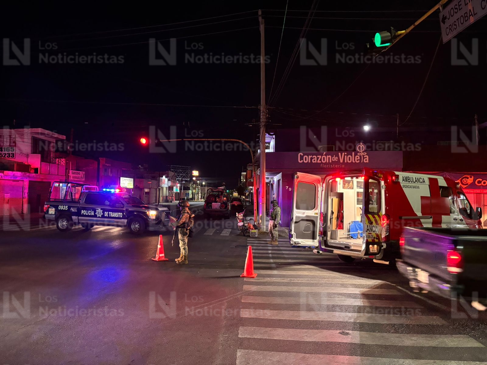 Patrulla militar arrolla a motociclista en el primer cuadro de Culiacán, Sinaloa