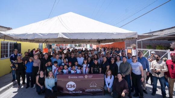 Gámez Mendívil entrega pavimentación en Culiacancito y refrenda el compromiso de bienestar en las sindicaturas