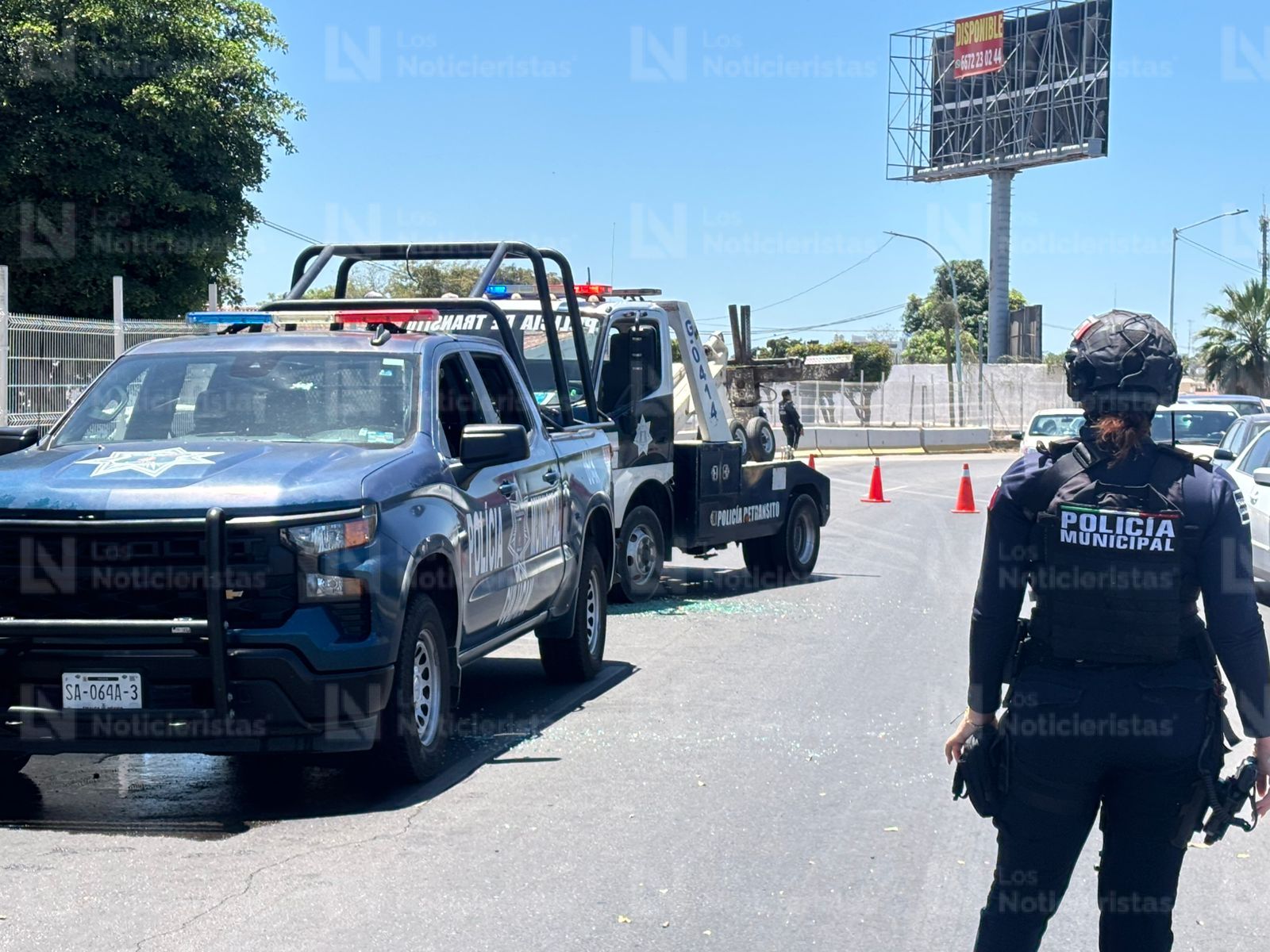 Persecución a balazos contra presuntos robacarros por el sector Centro de Culiacán