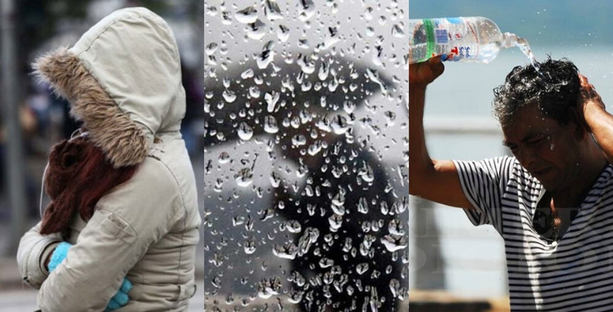 Persona con frío, lluvias y temperaturas altas (persona con calor)
