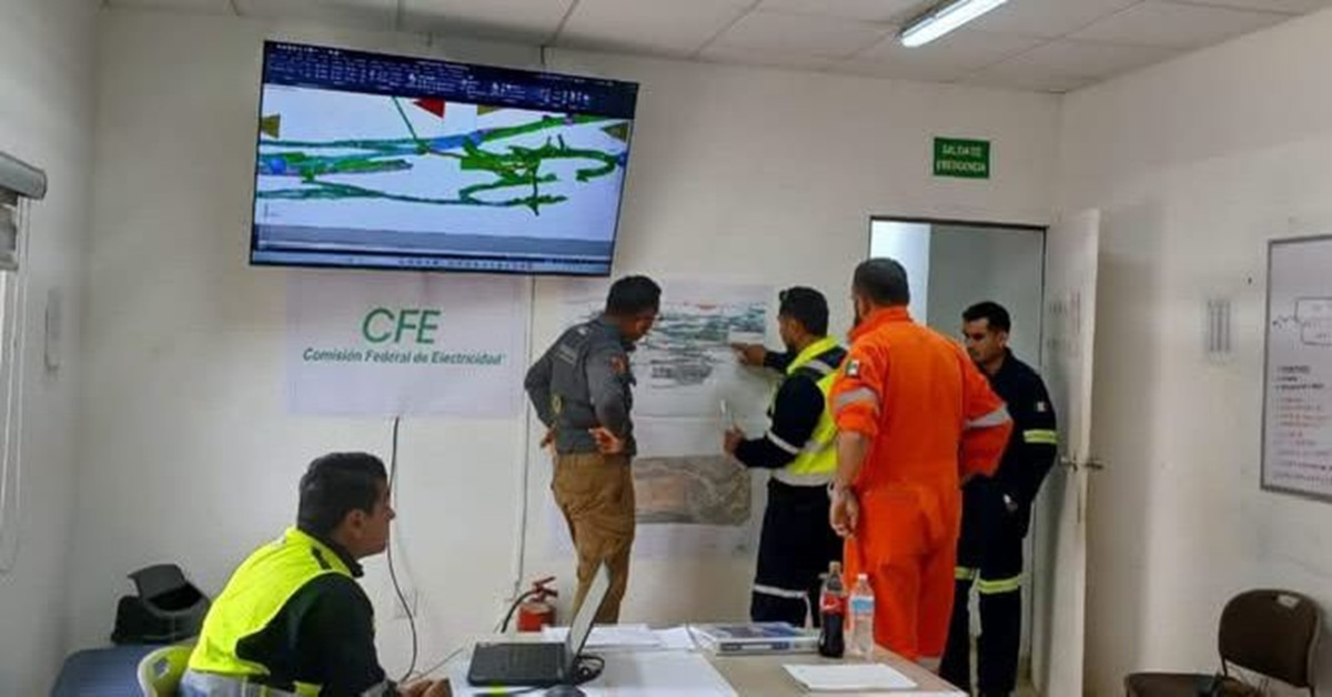 Autoridades en los trabajos de recuperación del minero atrapado en mina del Rosario