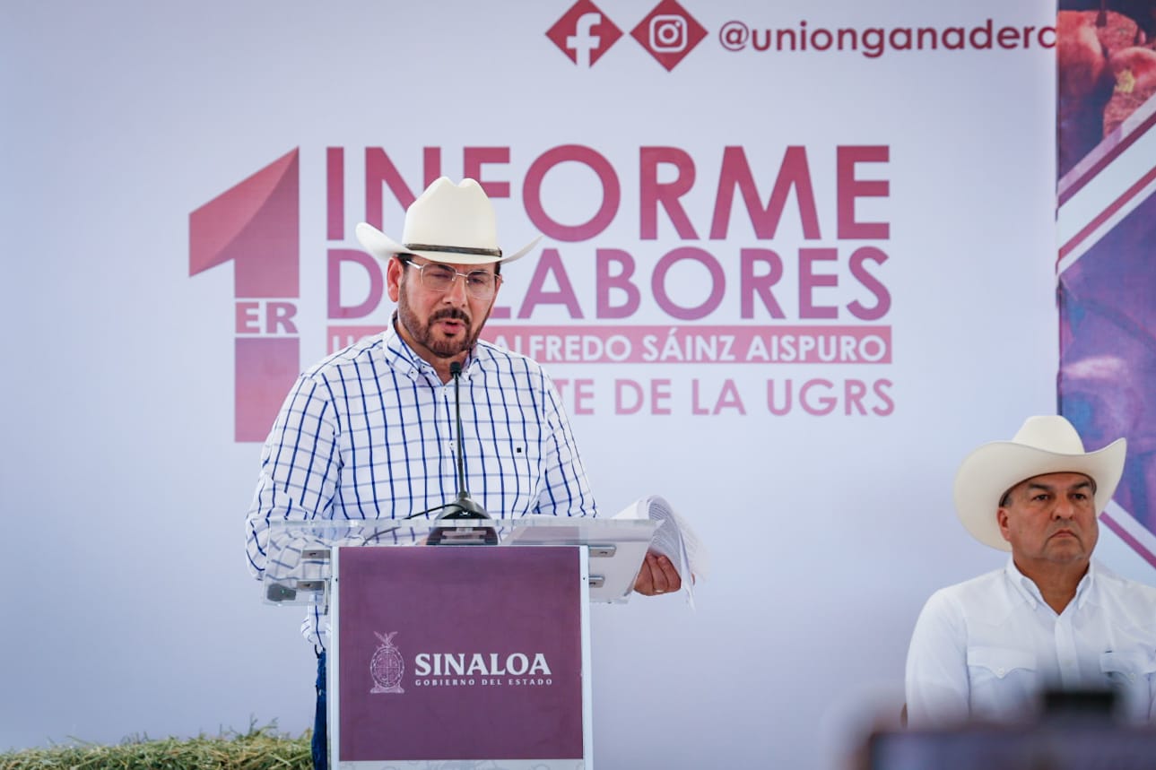 José Alfredo Sainz, presidente de la Unión Ganadera Regional de Sinaloa (UGR)