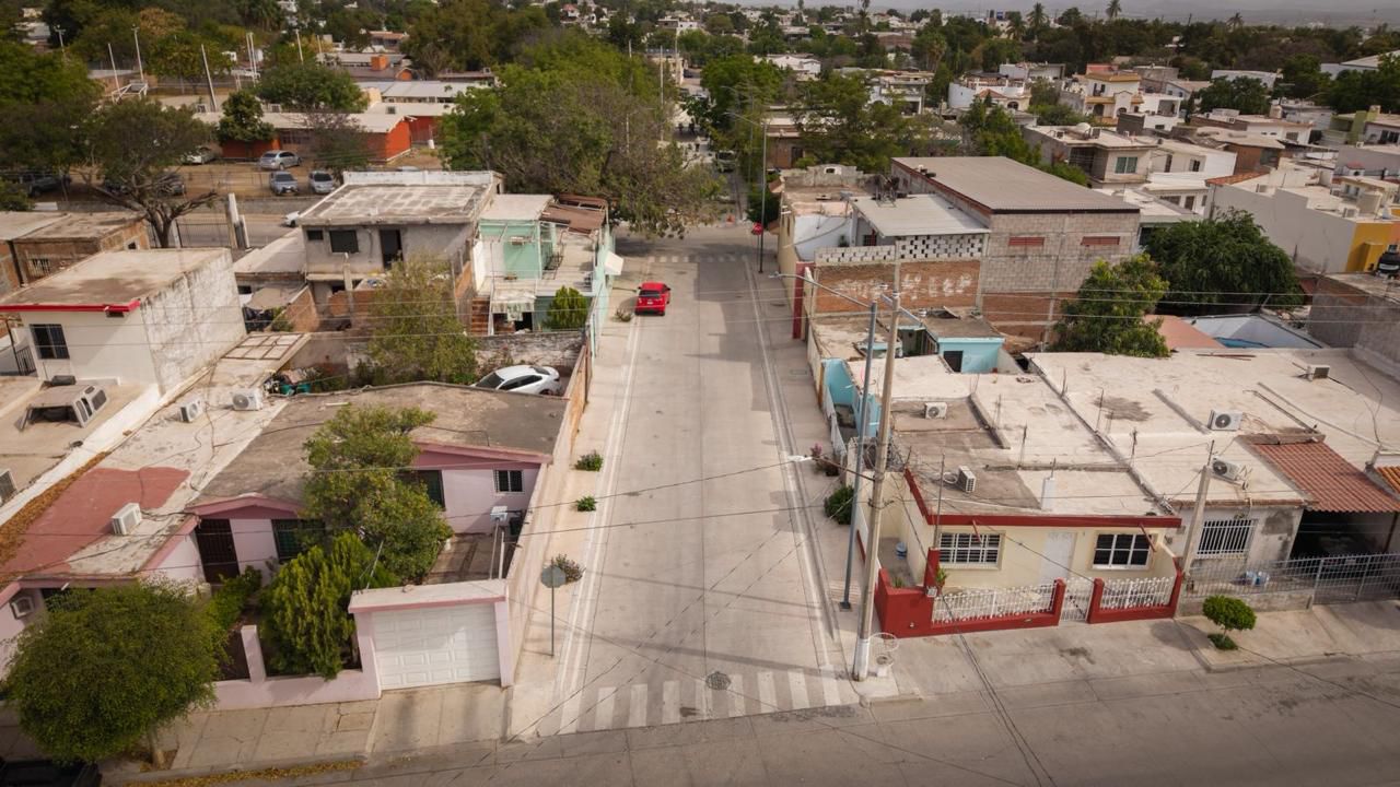 Programa de pavimentación en Culiacán