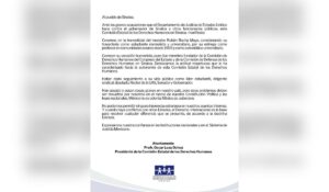 Postura de la CEDH Sinaloa tras las acusaciones de EE.UU. contra Rocha por narcotráfico
