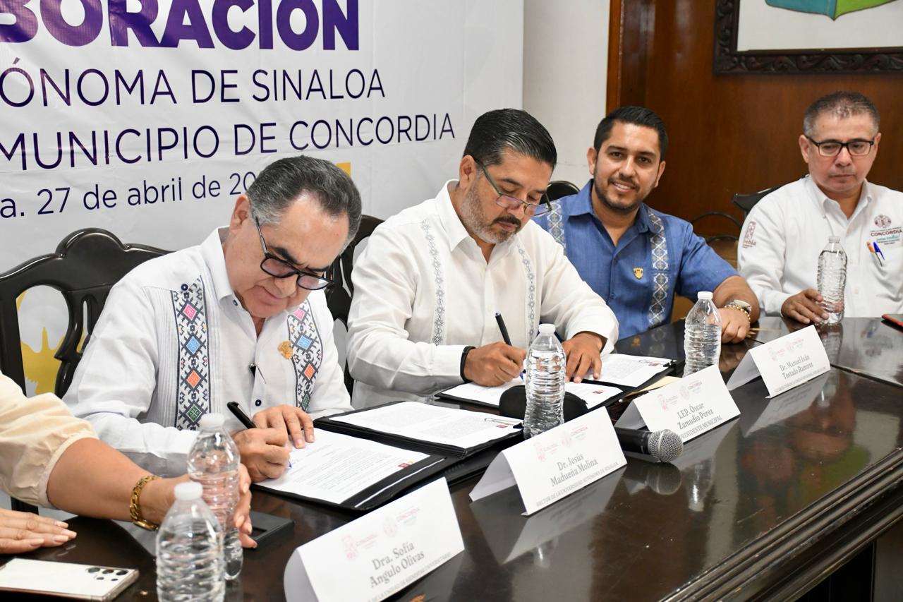 UAS y Ayuntamiento de Concordia sellan alianza