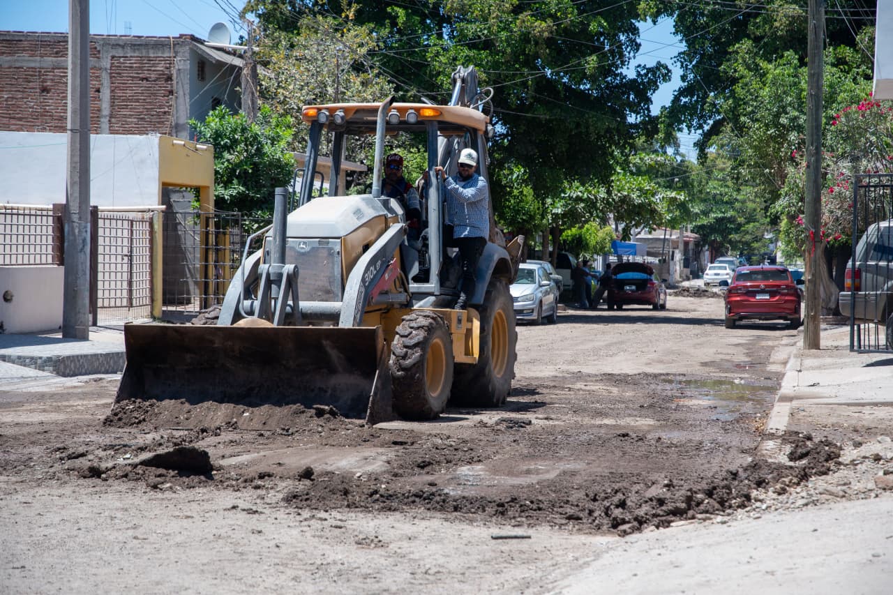 Reencarpetado de calles en Culiacán