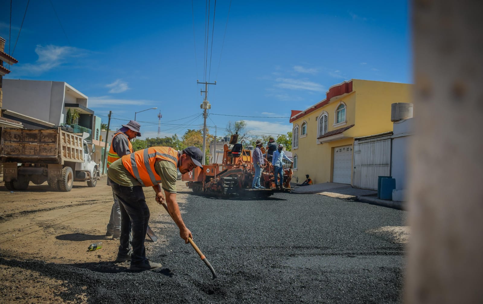 Reencarpetado en Salvador Alvarado, Sinaloa