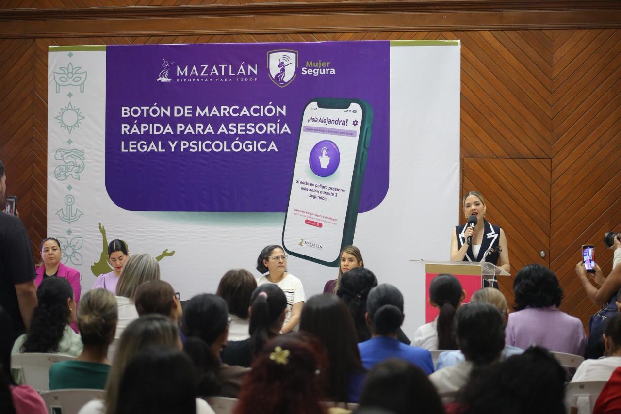 Relanzan aplicación Mujer Segura en Mazatlán