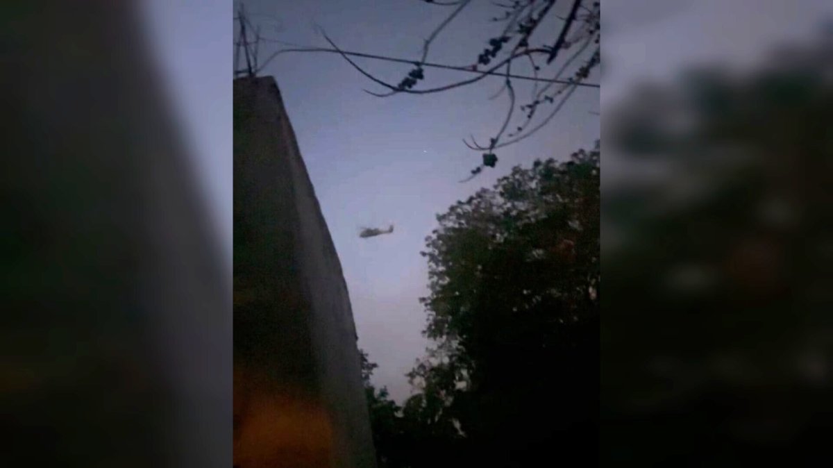 reportan sobrevuelos de helicoptero artillado en angostura