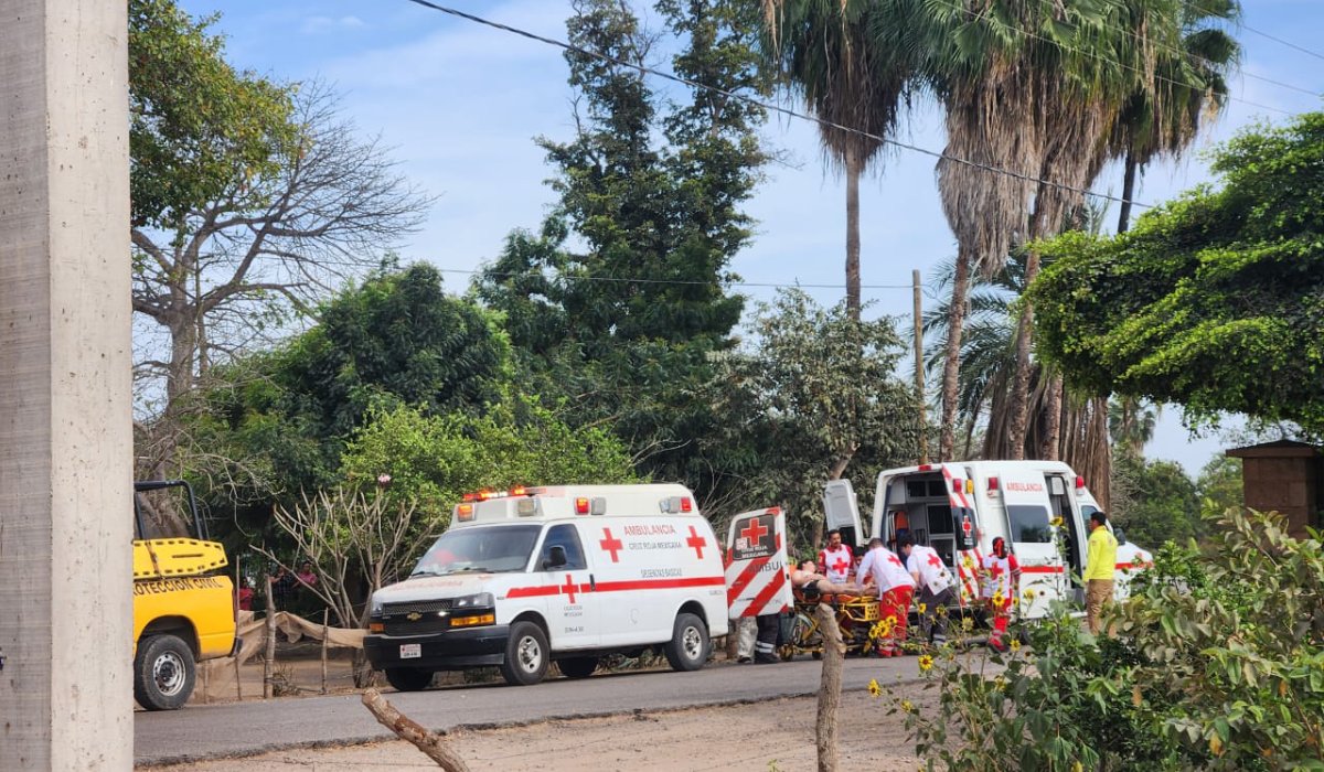 Rescatan a menor de ahogarse en Bellavista, Guasave, Sinaloa