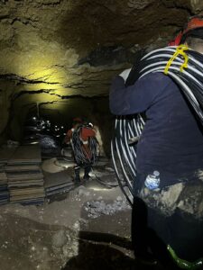 Labores de rescate de mineros en El Rosario