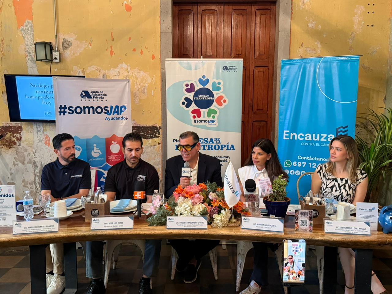 Restaurante Siento & Tantos se une a la Mesa de la Filantropía en Culiacán