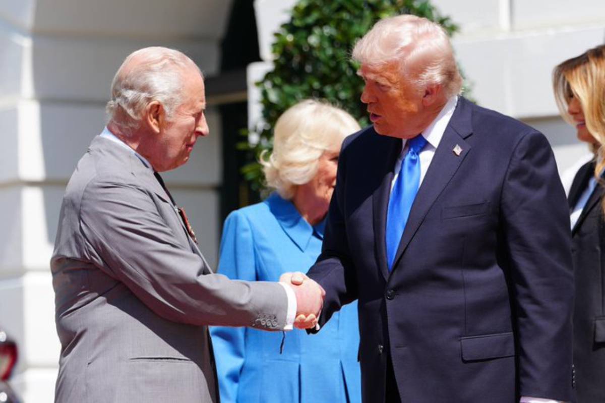 Rey Carlos III y Donald Trump