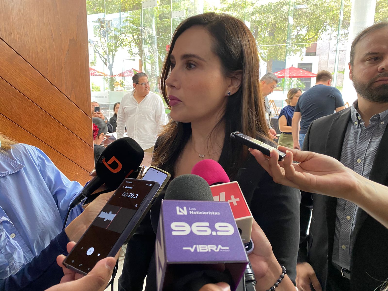 Sandra Guadalupe Angulo, titular de la Secretaría de Transparencia y Rendición de Cuentas (STyRC)