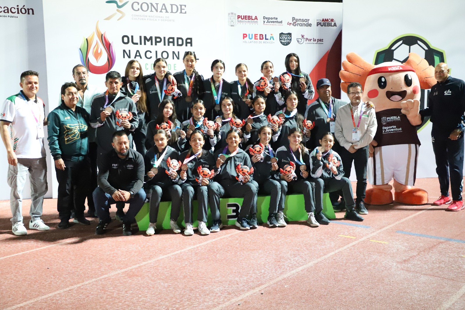 Selección de futbol femenil categoría Sub 15 Sinaloa