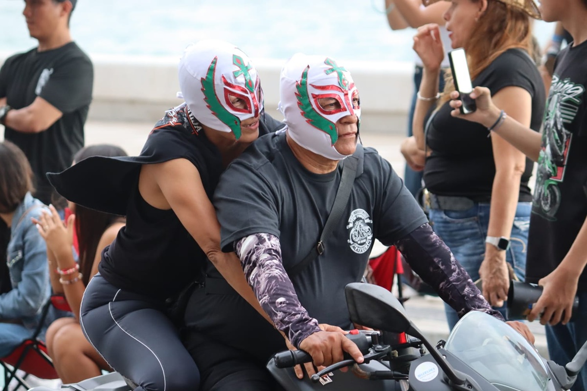 Motociclistas en la Semana de la Moto 2026 en Mazatlán