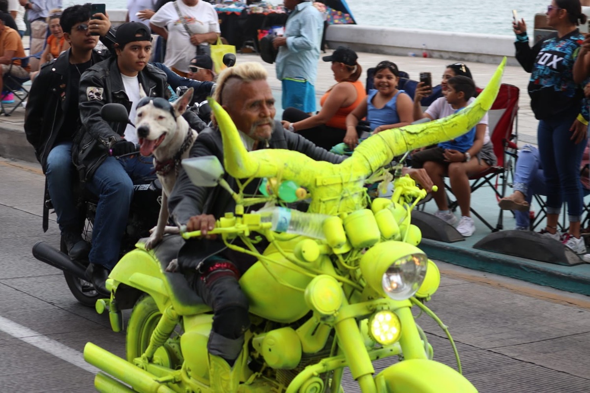 Motociclistas en la Semana de la Moto 2026 en Mazatlán