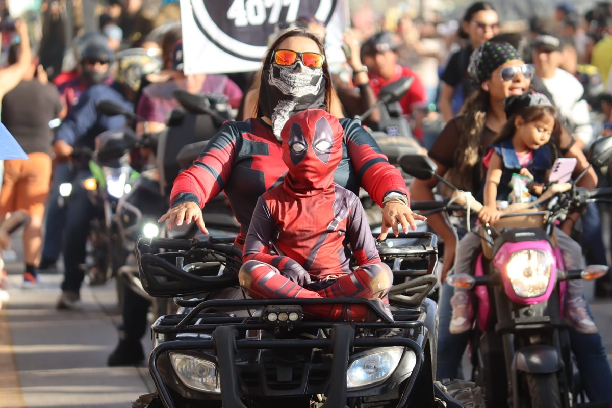Motociclistas en la Semana de la Moto 2026 en Mazatlán