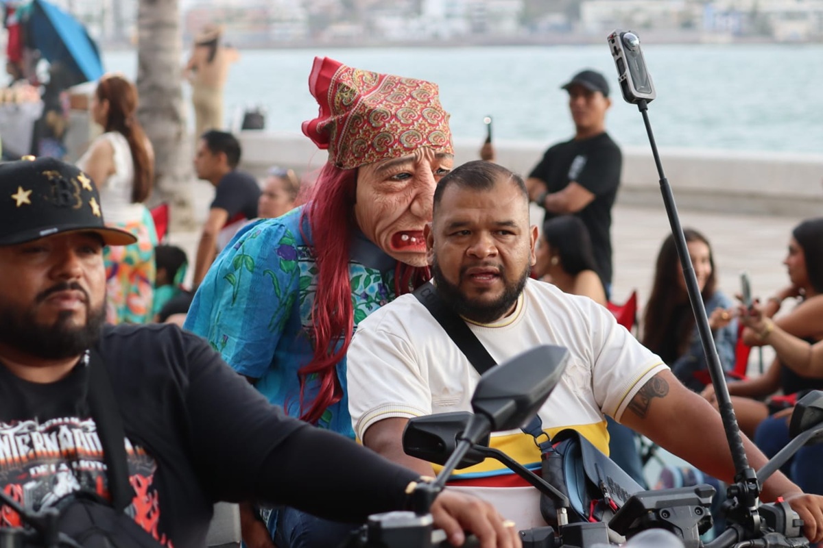 Motociclistas en la Semana de la Moto 2026 en Mazatlán