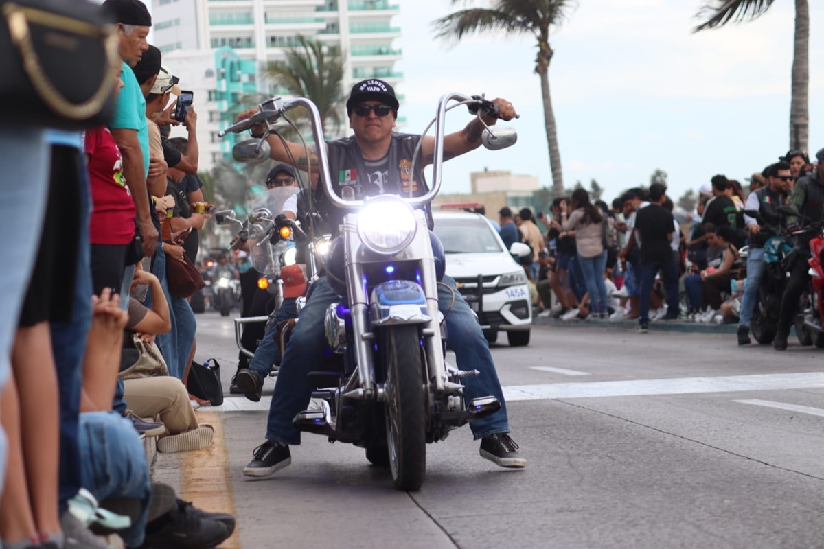 Motociclistas en la Semana de la Moto 2026 en Mazatlán